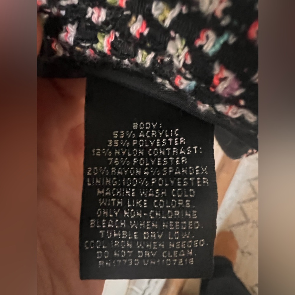 Unique Tweed Patterned Blazer - image 4